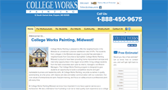 Desktop Screenshot of collegeworkspaintingmidwest.com